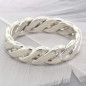 Big and bold braided stacking ring