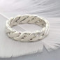 Big and bold braided stacking ring
