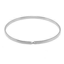 Sterling silver Mobius Bangle