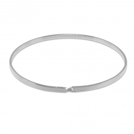 Sterling silver Mobius Bangle