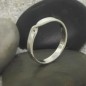 Sterling silver Mobius infinity ring