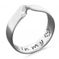Large personalized Mobius ring