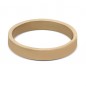 Solid gold classic wedding band