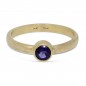 Stacking Ring with a 5mm Amethyst