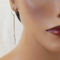 Sterling Silver Mobius Dangle Earrings