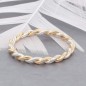 Gold and Silver rope stacking ring