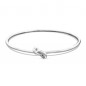Sterling Silver Forget me not bangle