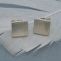Pair of 8mm square earring