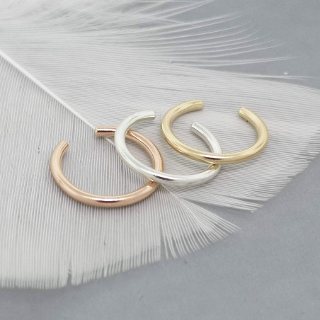 Sterling silver or gold-filled conch ear cuff