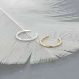 Helix ear cuff in sterling silver or gold-filled