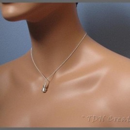 Sterling silver pixie necklace