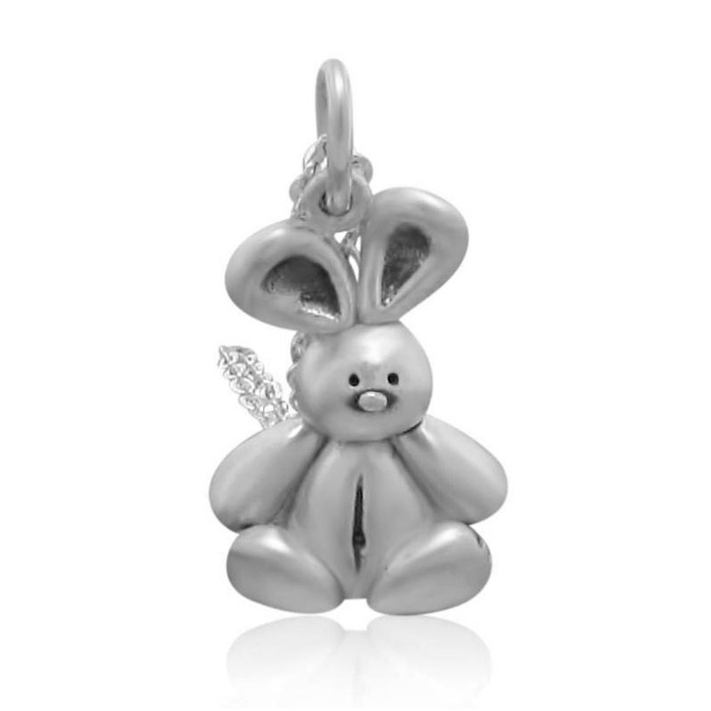 Sterling silver bunny pendant with chain