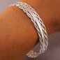 Sterling Silver 2.6 inches Large Bangle