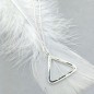 Sterling silver Triangle Necklace - Fire Element