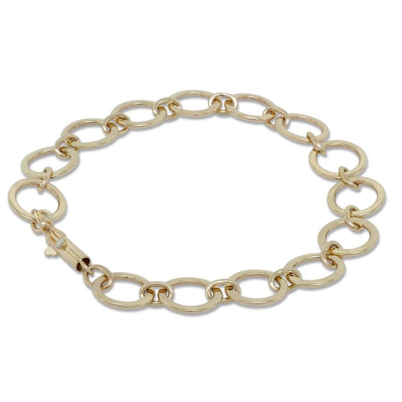 Sadie Shine Bright 14K Gold-Plated Brass and Stainless Steel Dangle Bracelet  - JA7135710 - Fossil